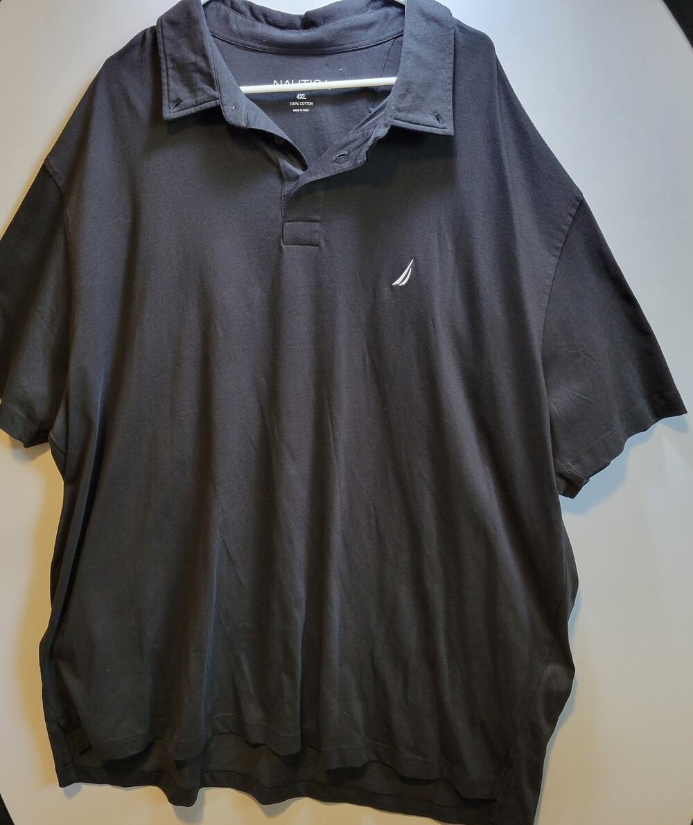 Nautica Men's True-Black Polo in 4XL - NWT
